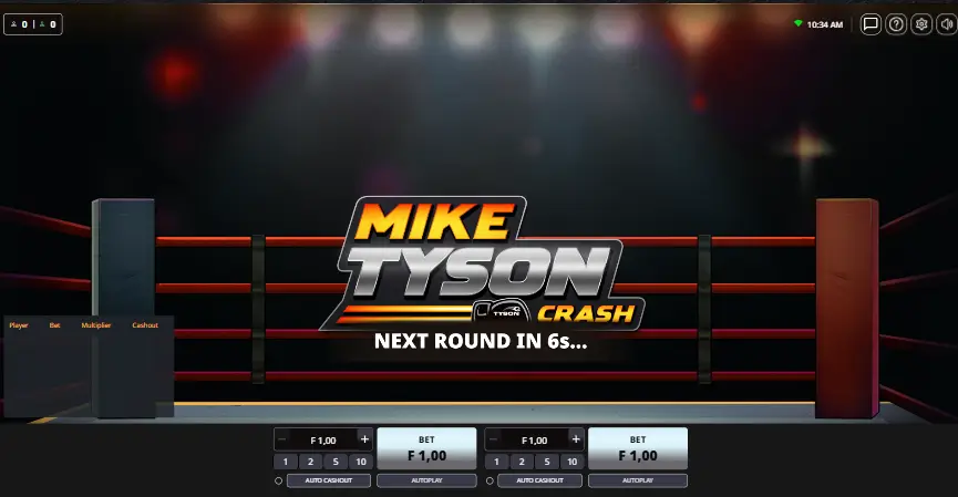 how to play Mike Tyson's Crash game